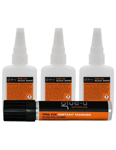 PACK 4 PRODUITS Glue-U [ 3 x Super glue +...