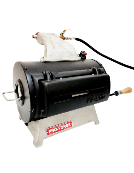 Pro-forge PF200 Forge a gaz cylindrique DUAL (2 ouvertures lat.)